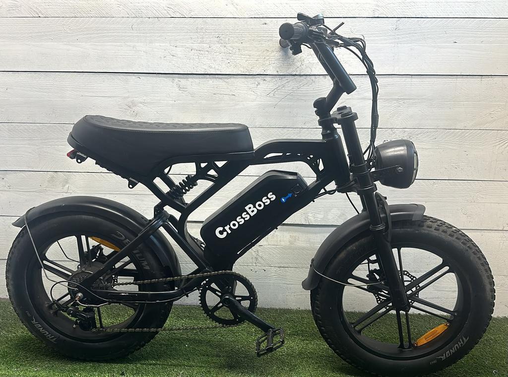 Cross electric city bike 748Wh, black