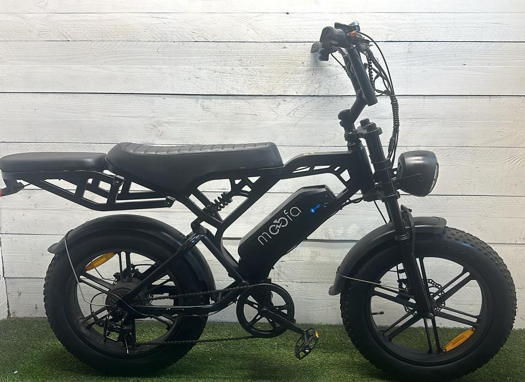 Electric city bike 748Wh, black