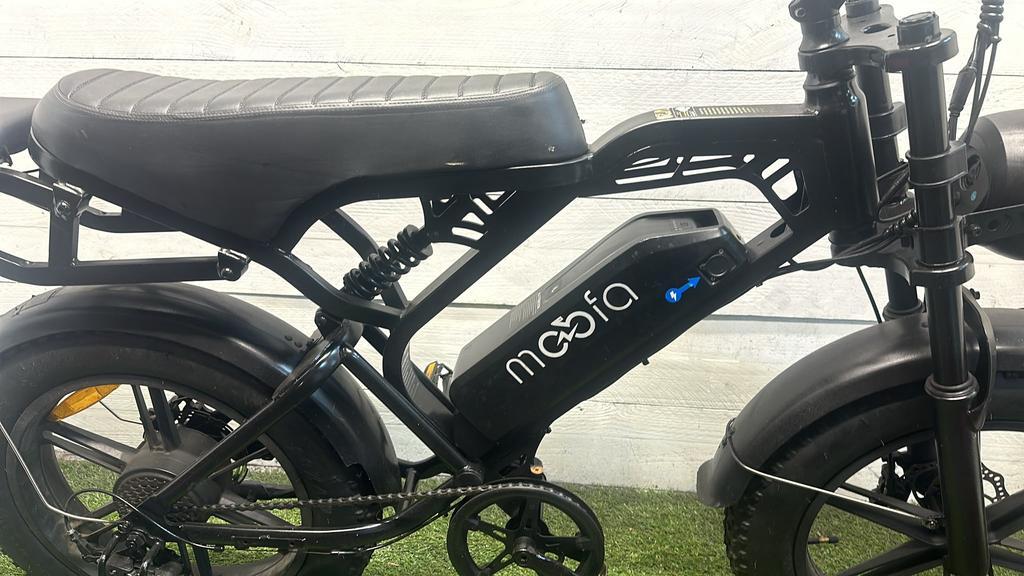 Electric city bike 748Wh, black (3)