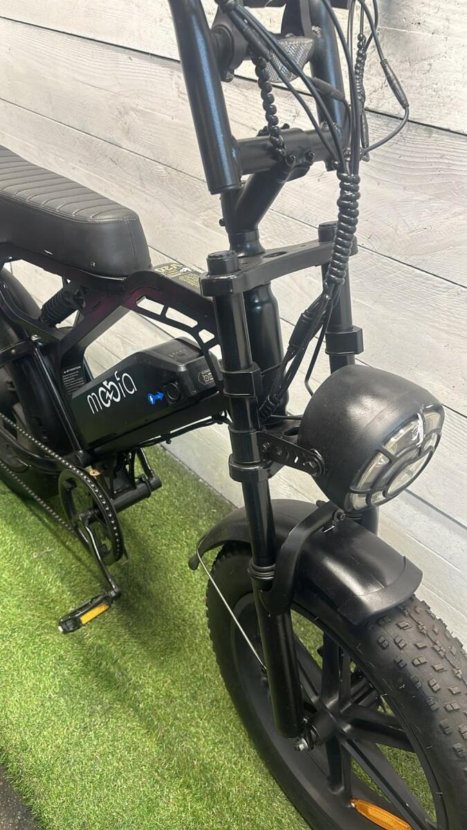 Electric city bike 748Wh, black (4)