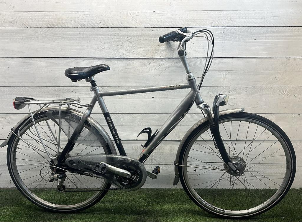 Gazelle city bike, grey/metal