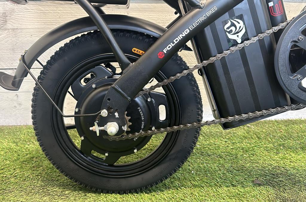 Electric city bike 374Wh, black (3)