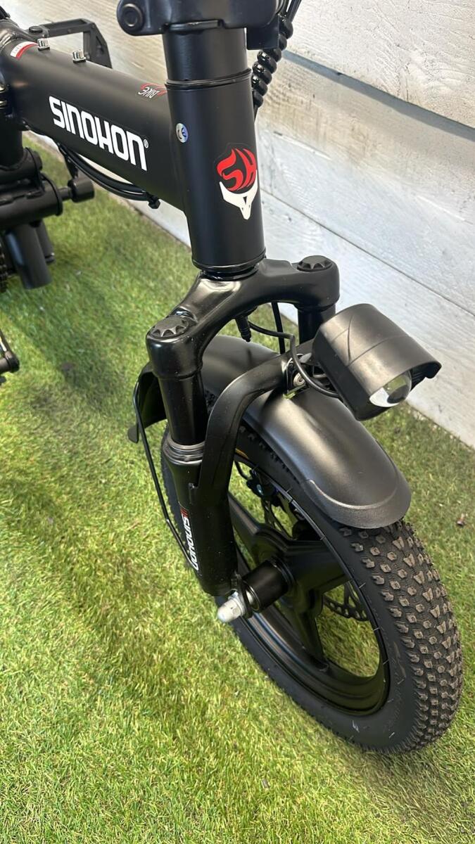 Electric city bike 374Wh, black (5)