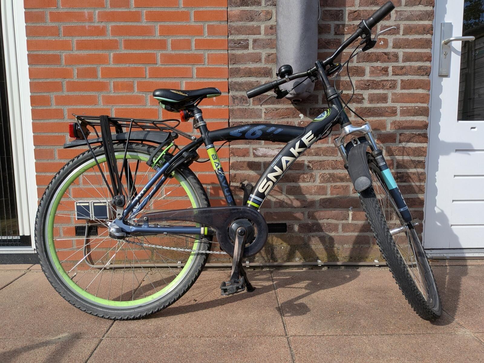 Zwarte Batavus Snake jongensfiets