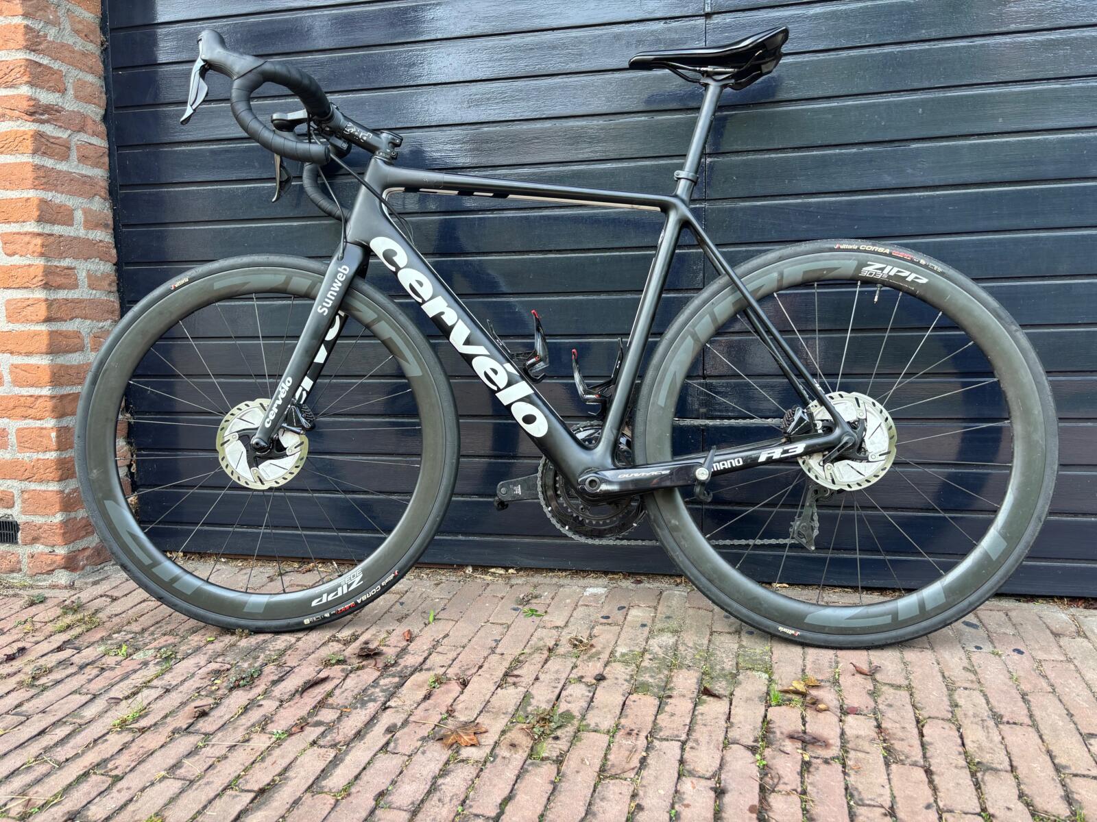 Cervélo R3 zwart mt 55 met Dura Ace (4)