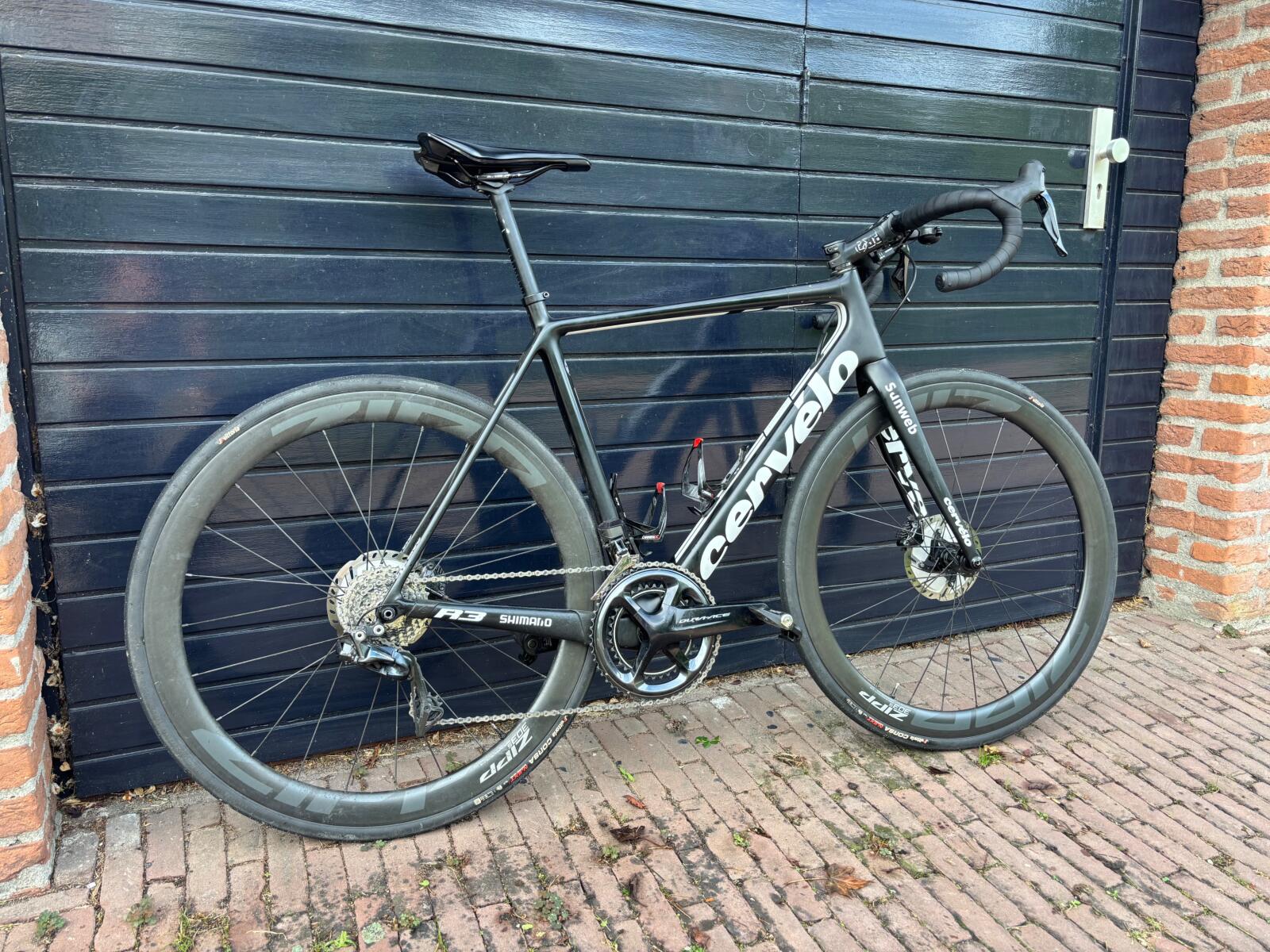 Cervélo R3 zwart mt 55 met Dura Ace