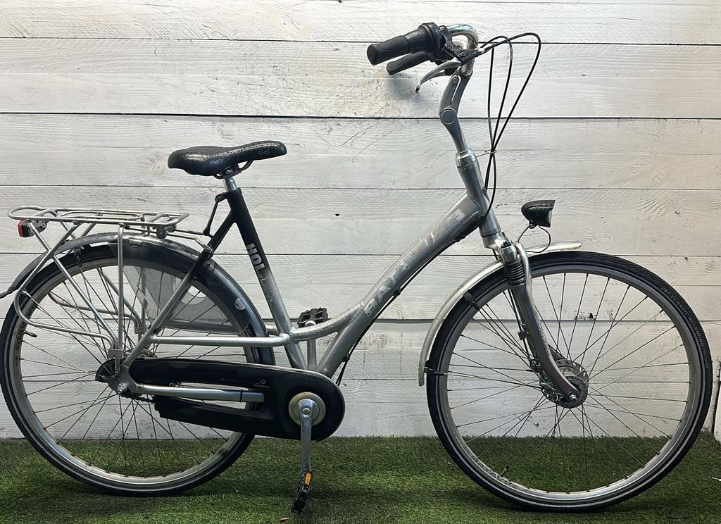 Batavus city bike, grey/metal