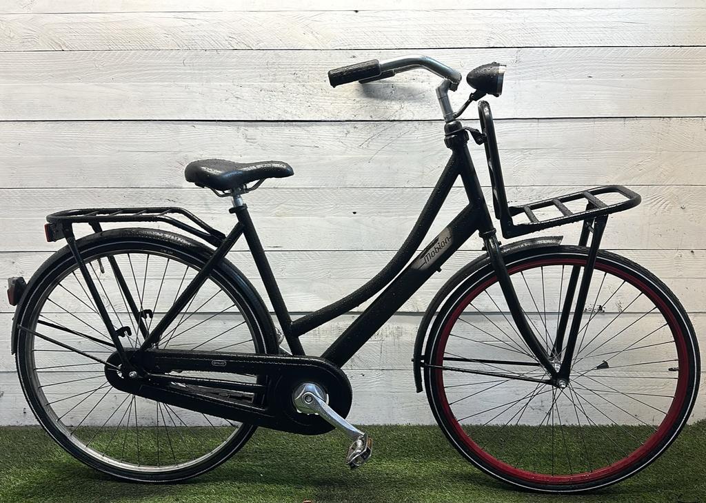 Transport city bike, black