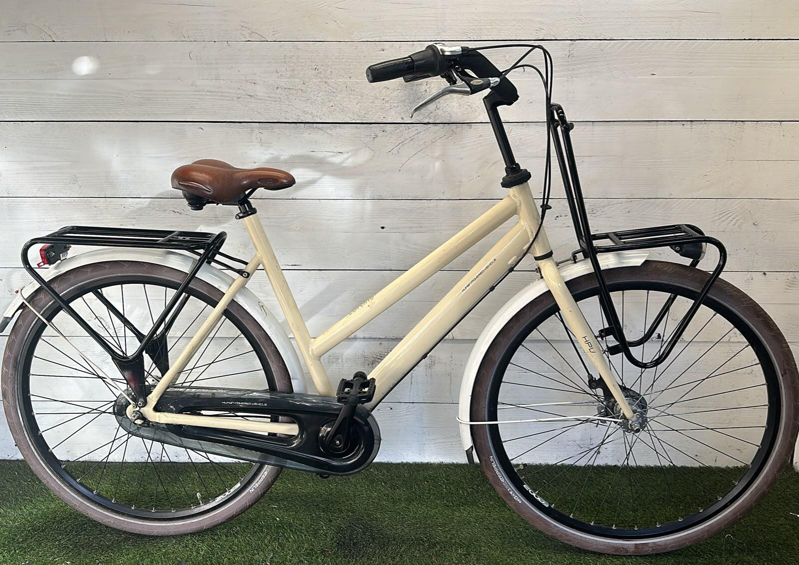 Cortina transport city bike, white