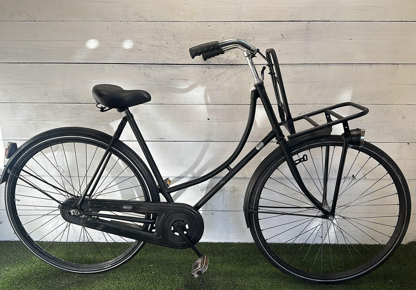 Transport city bike, black