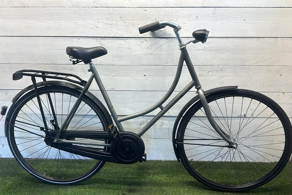 BSP classic dutch city bike, grey/metal