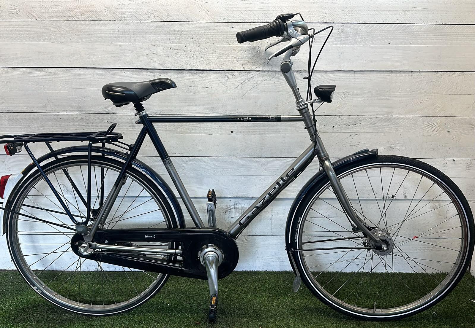 Gazelle city bike, grey/metal