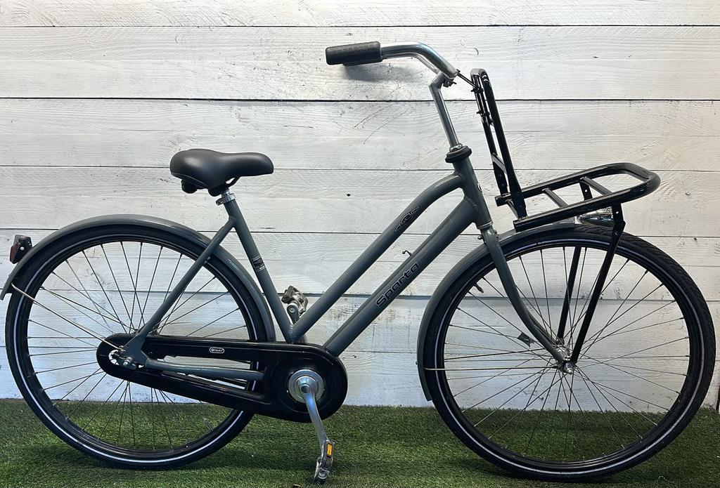 Sparta transport city bike, grey/metal