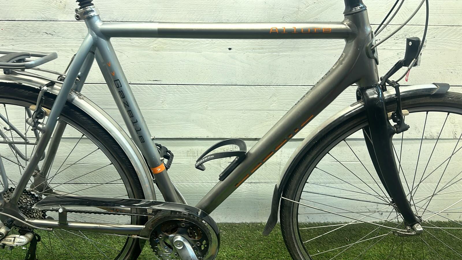 Allure city bike, grey/metal (3)