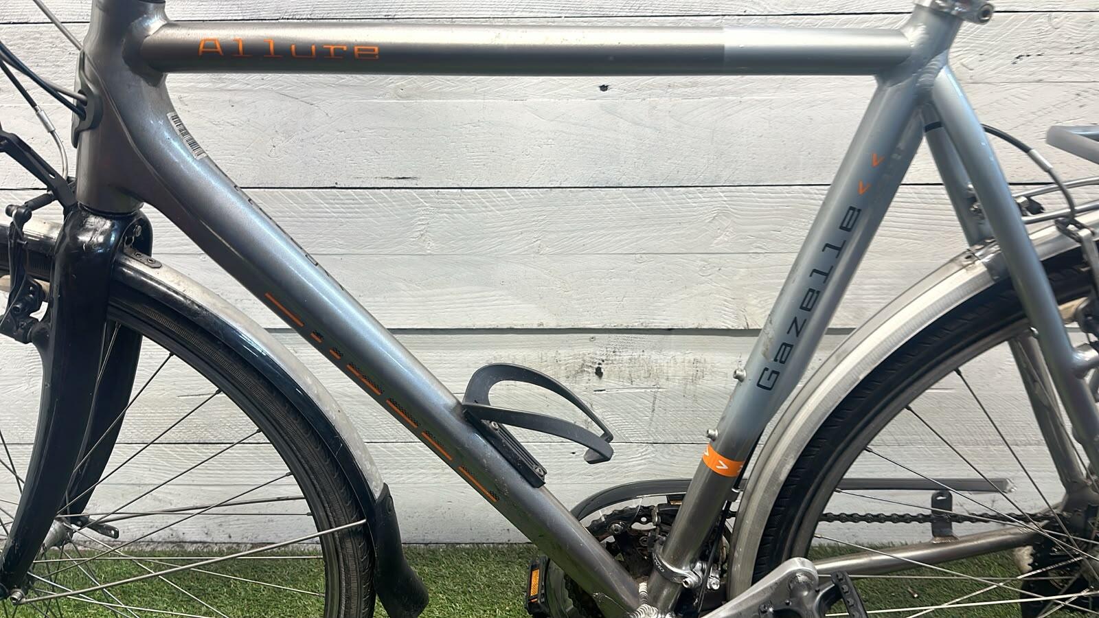 Allure city bike, grey/metal (4)