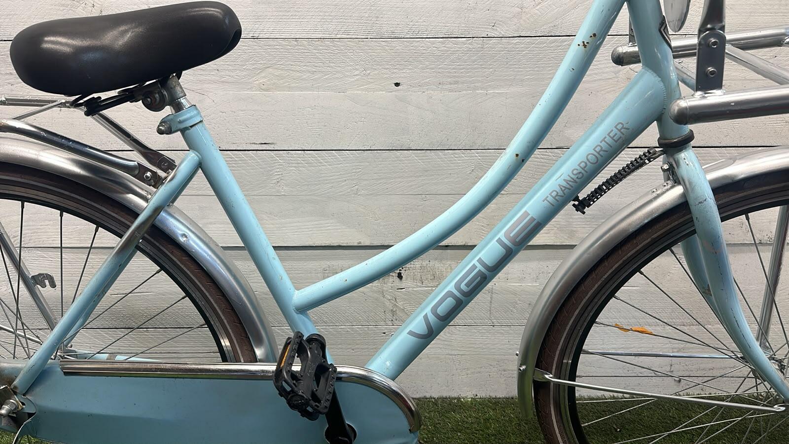 Vogue transport city bike, blue (3)