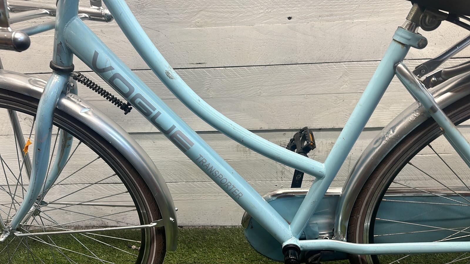 Vogue transport city bike, blue (4)