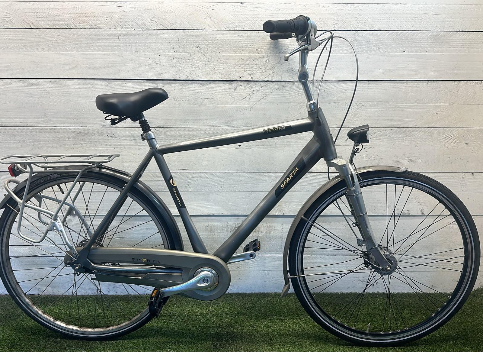 Olympia city bike, grey/metal