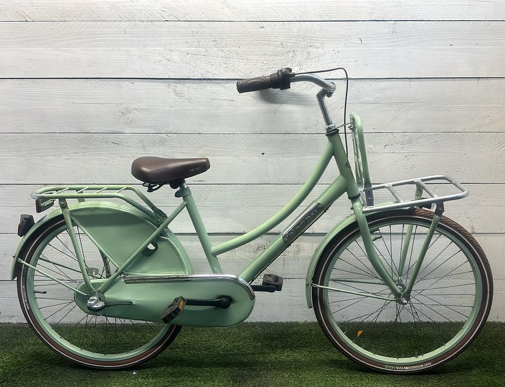 Popal transport city bike, green