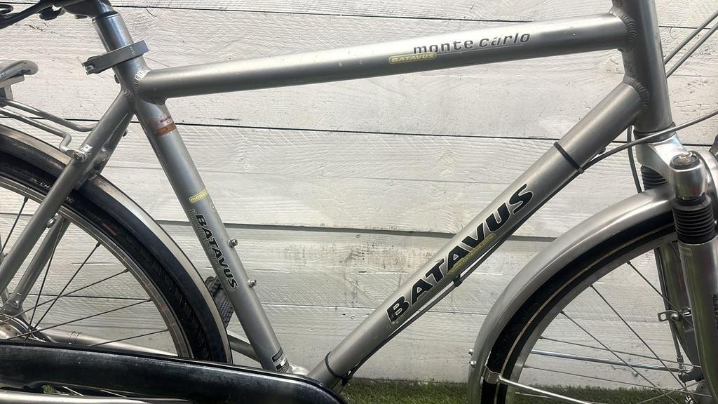 Batavus city bike, grey/metal (3)