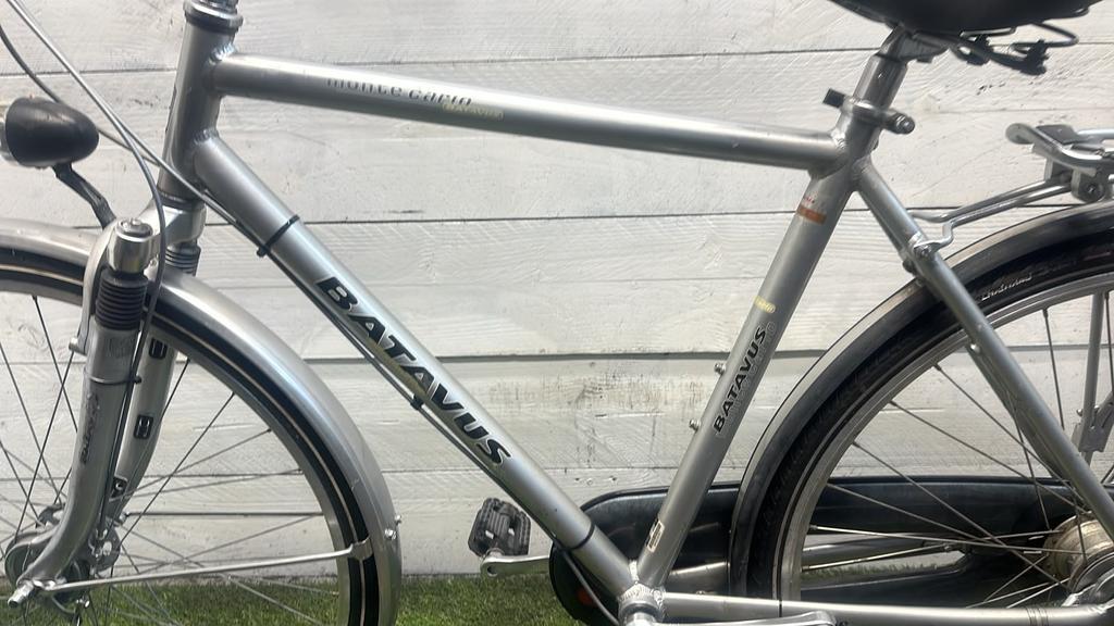 Batavus city bike, grey/metal (4)