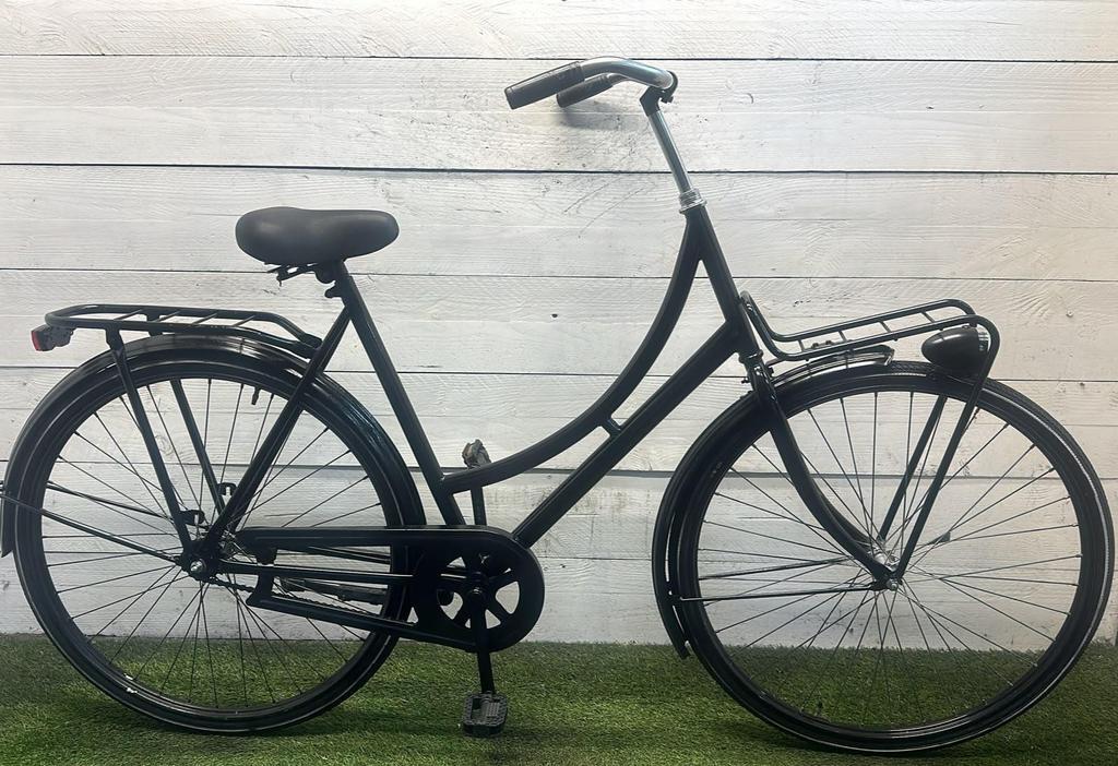 Transport city bike, black