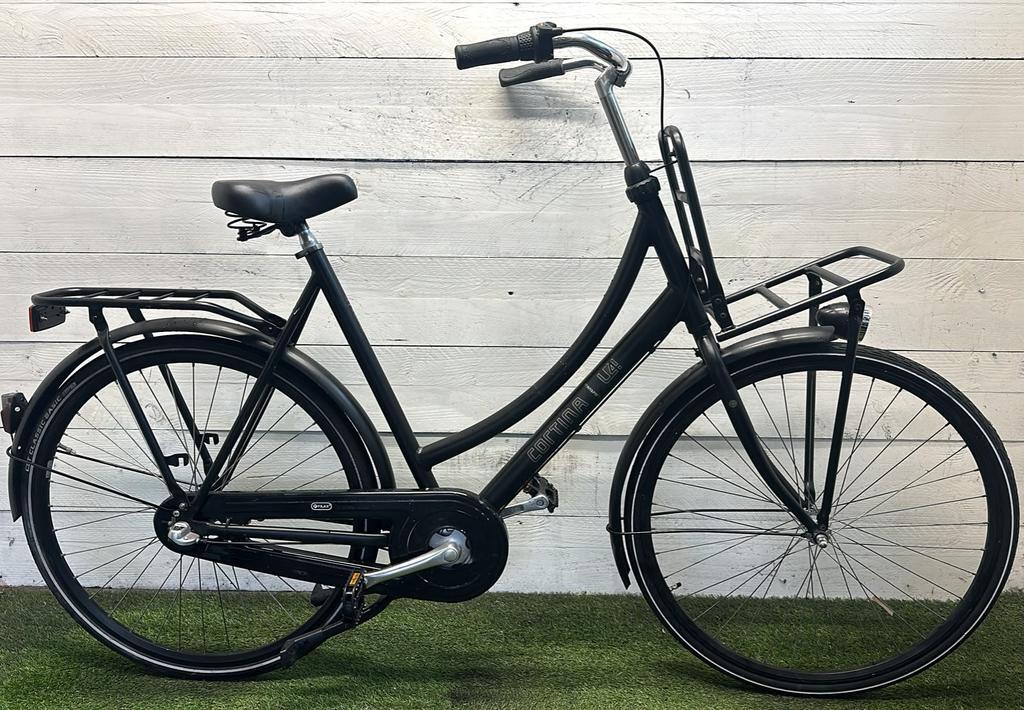 Cortina transport city bike, black