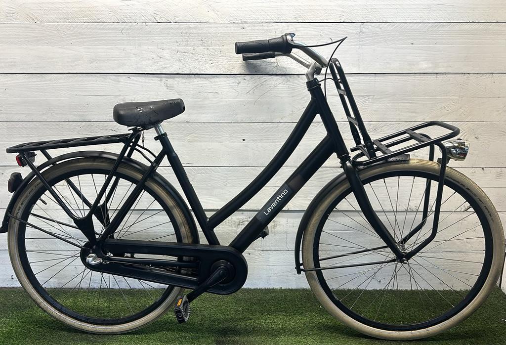 Laventino transport city bike, black