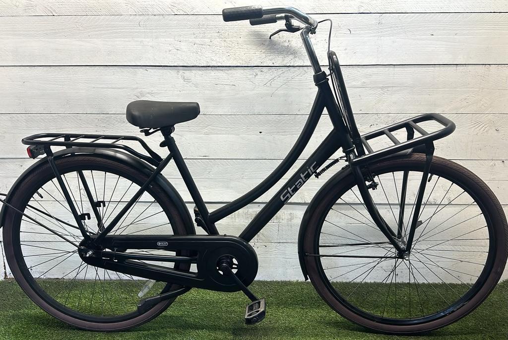 Transport city bike, black