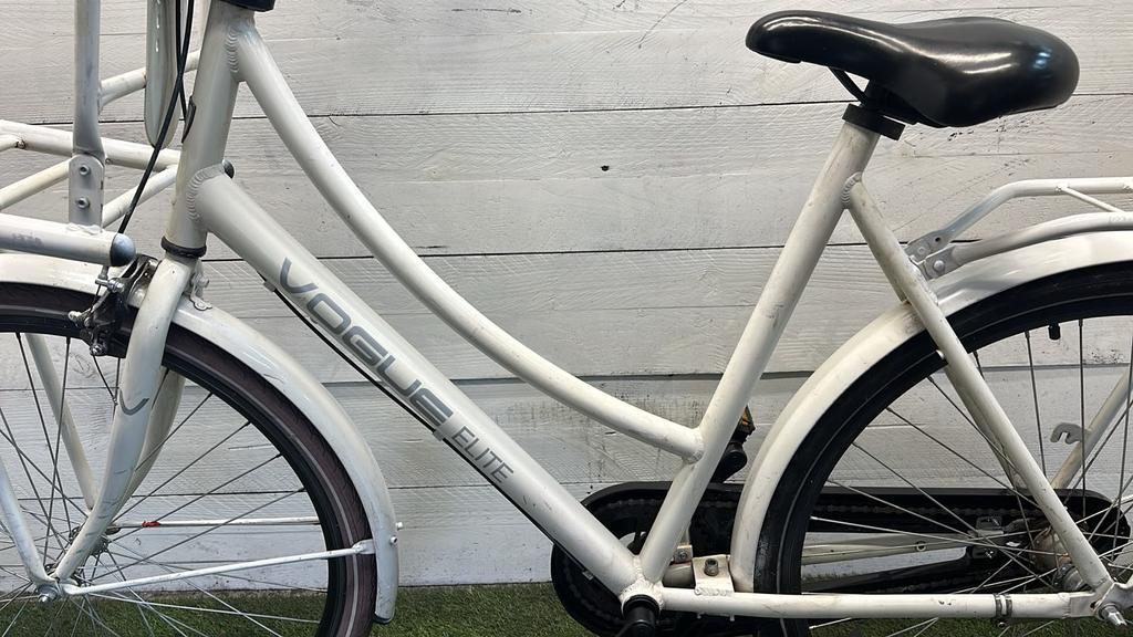 Vogue transport city bike, white (4)