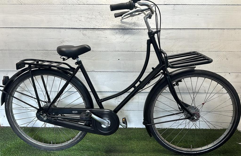Azor transport city bike, black