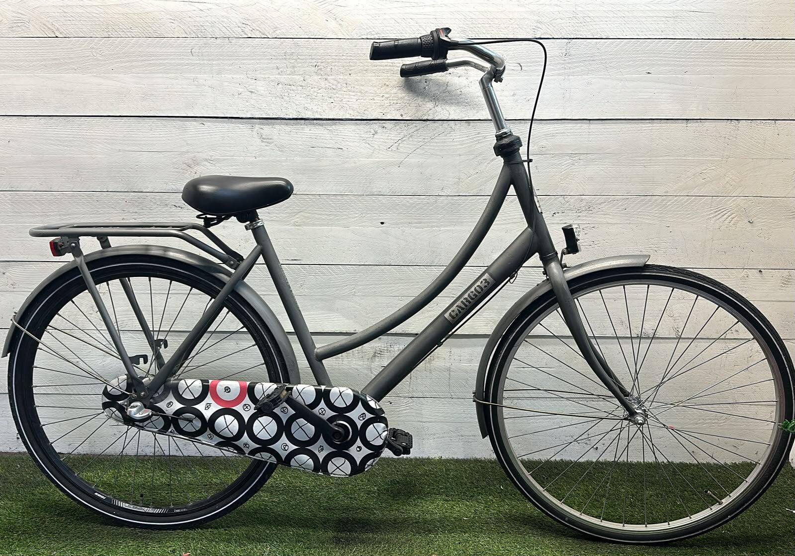 City bike, grey/metal