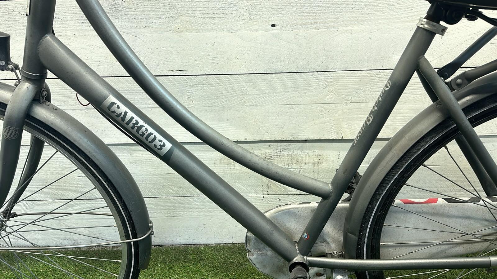 City bike, grey/metal (4)