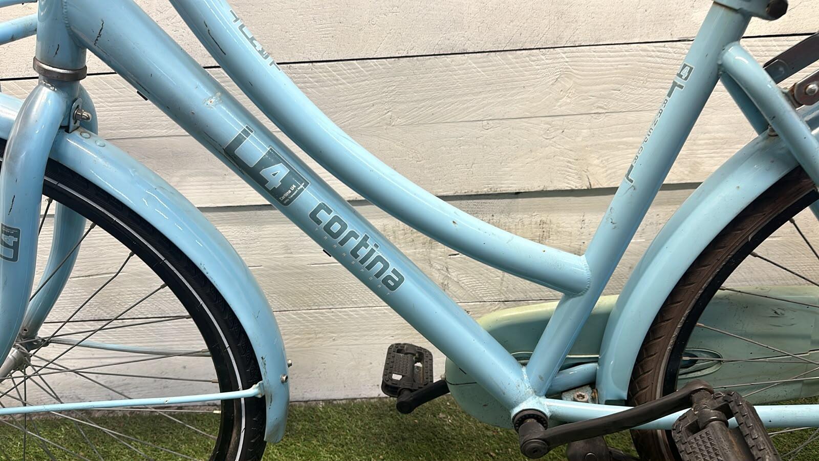 Cortina transport city bike, blue (4)