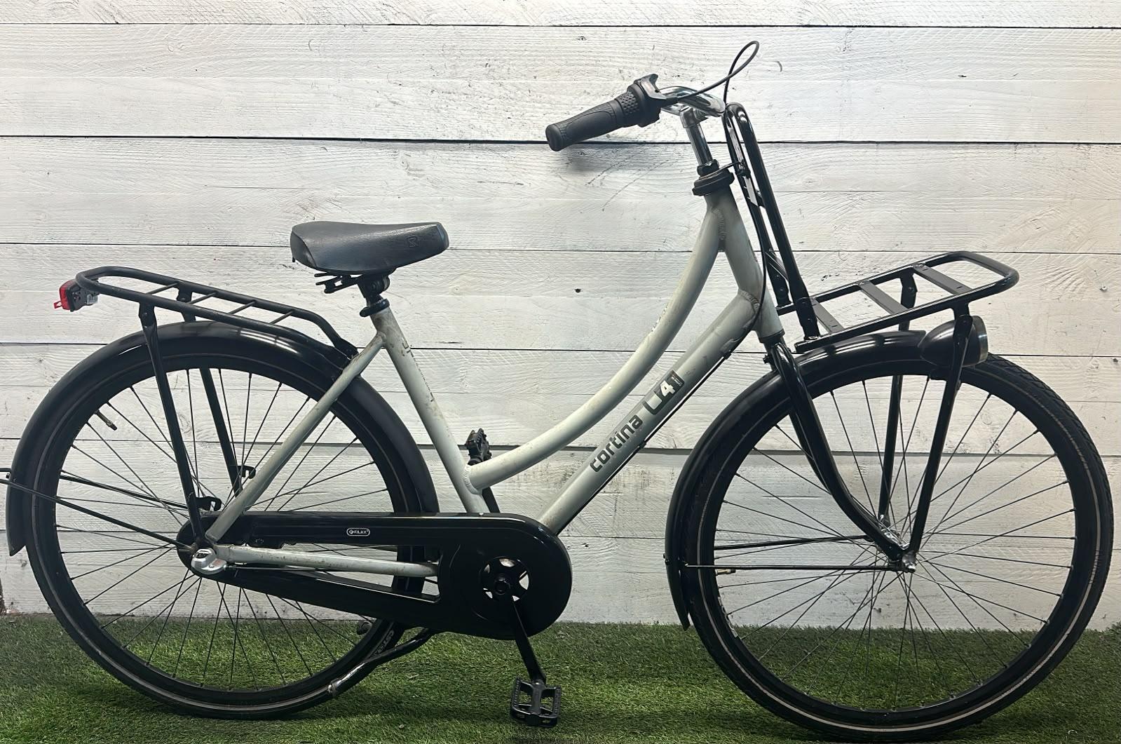 Cortina transport city bike, grey/metal