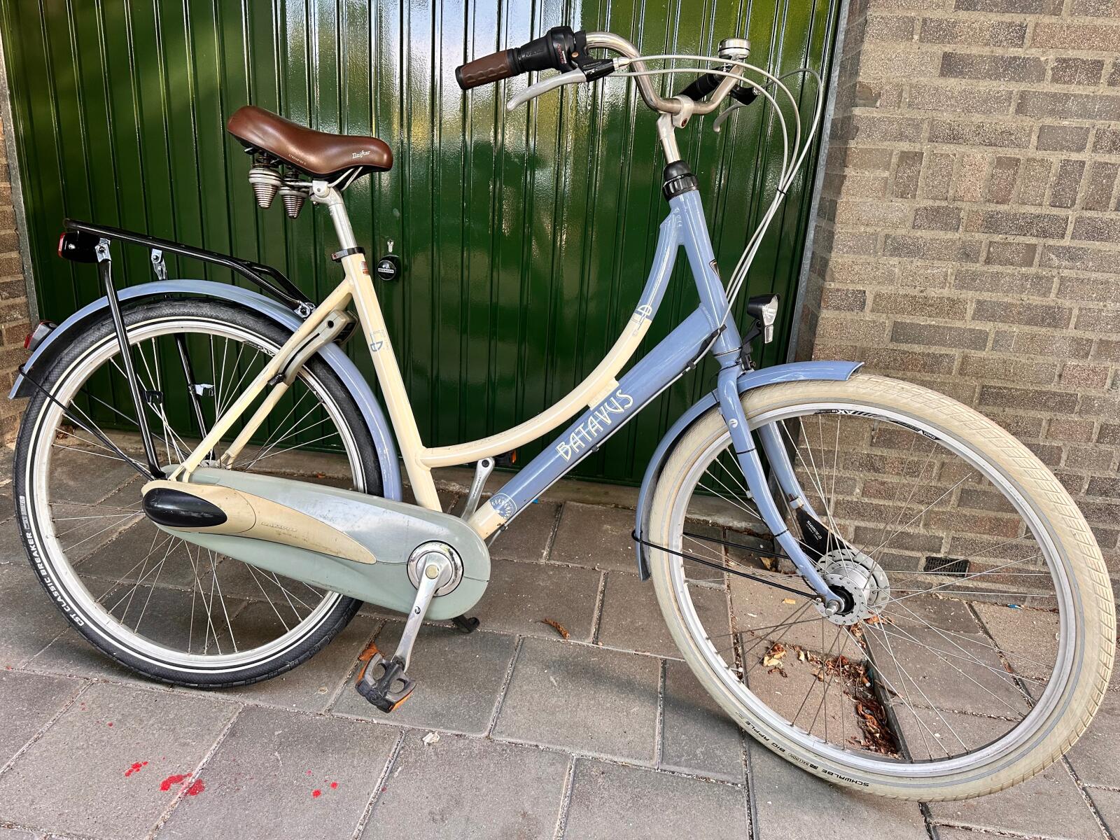 Blue Batavus 7 versnellingen