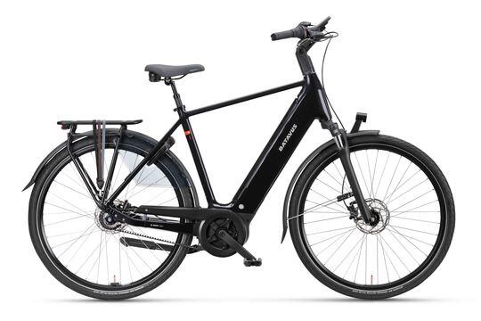 BATAVUS Finez E-Go Power Exclusiv Heren Zwart Glans 65cm 2024
