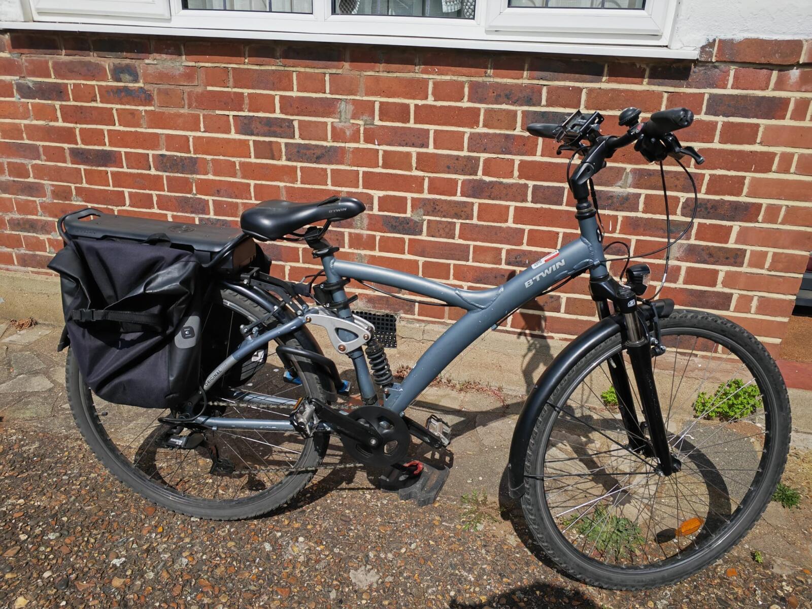 Grey/metal Btwin Original 920E