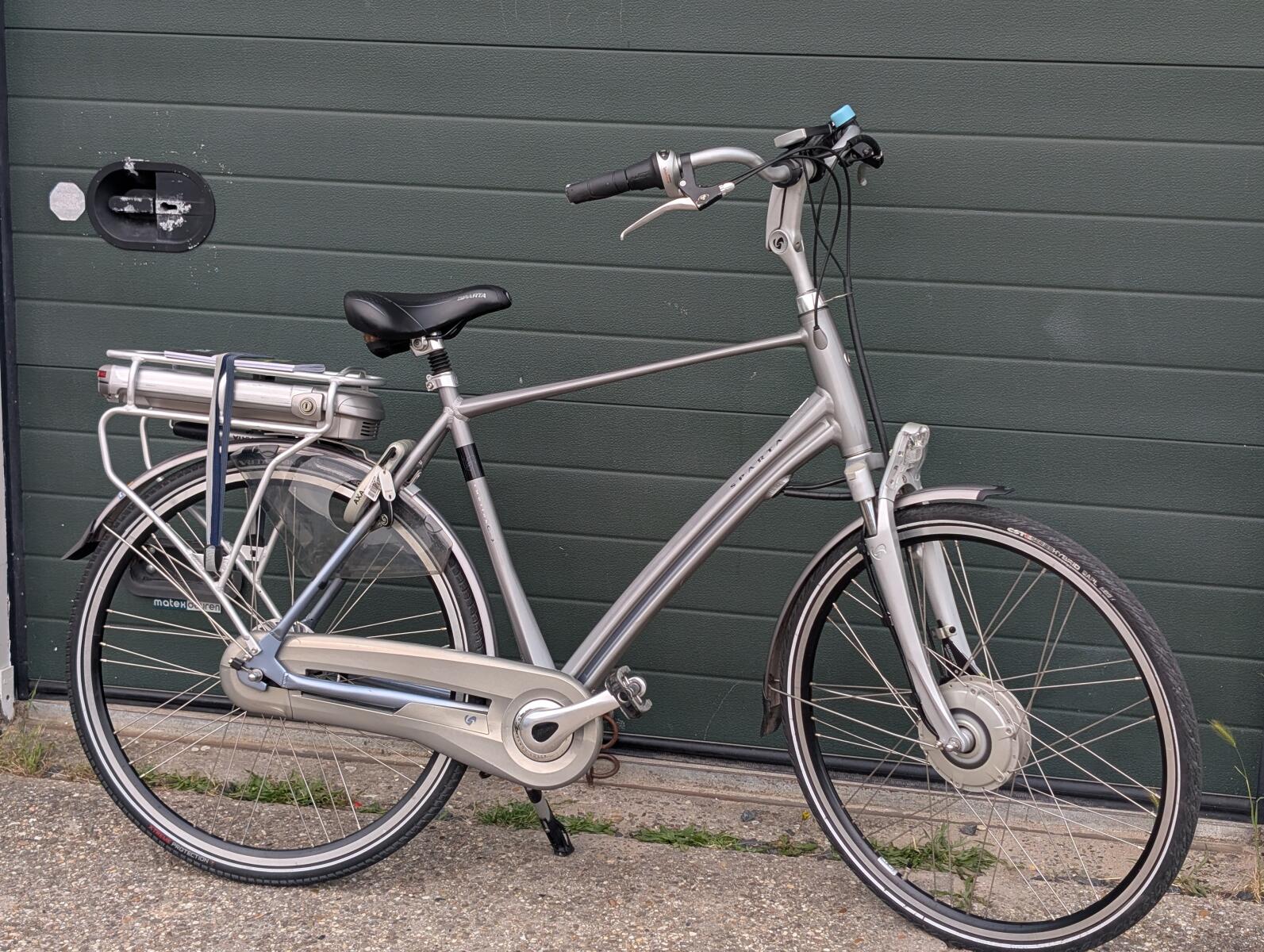 Metal/grijs Sparta C3 elektrische Herenfiets