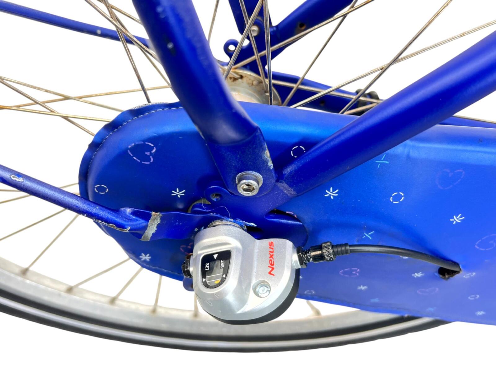 Cortina city bike, Shimano Nexus, blue (3)